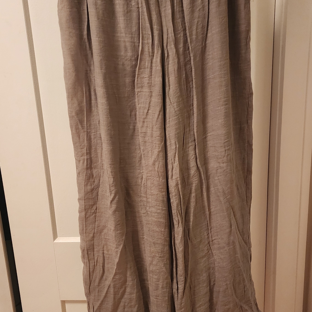 Apt. 9 Taupe Wide-Leg Pants